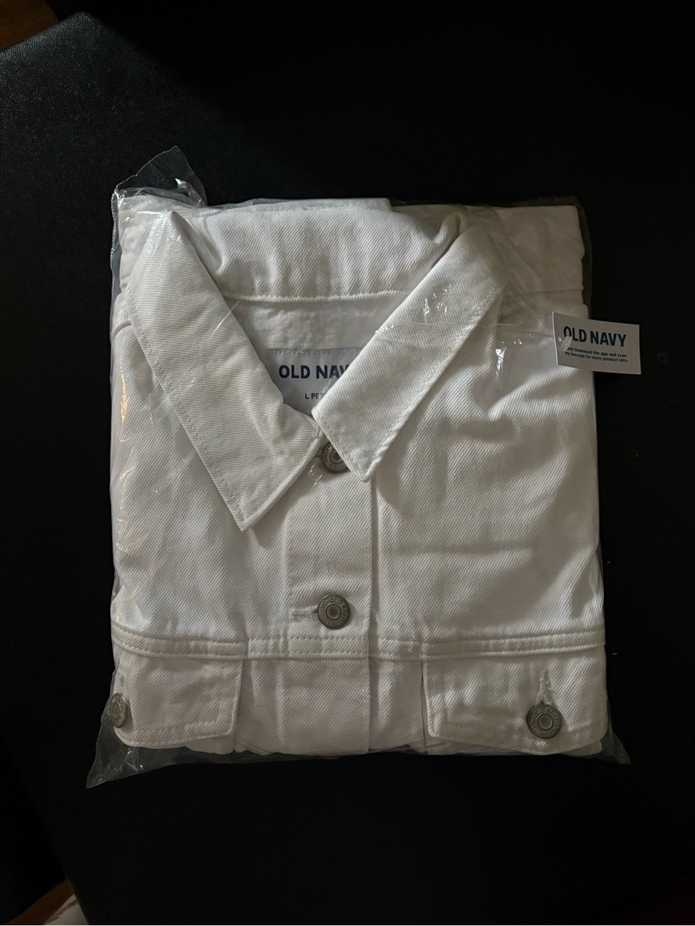 Old Navy White Twill Jacket